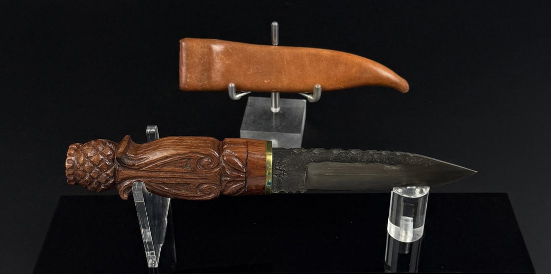 Custom Made Wood Handle Dirk (1 of 7)