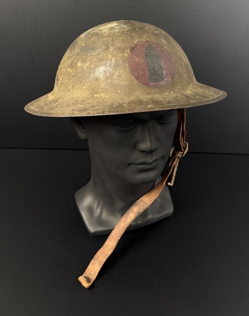 WW1 WWI US Army Doughboy Helmet Model 1917 Painted (1 of 9)