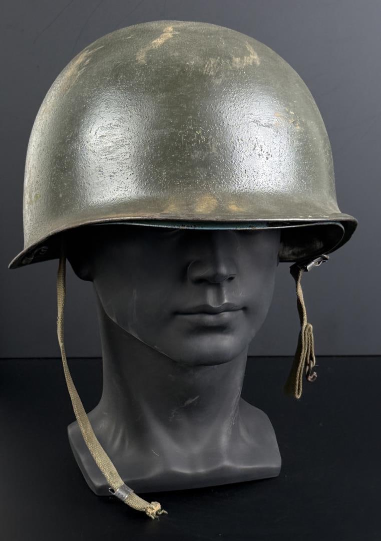 WW2 Rear Seam M1 US Army Helmet (1 of 8)
