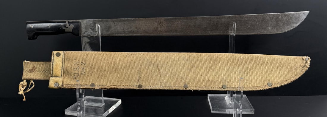 WW2 USN US Navy MK2 Machete (1 of 8)
