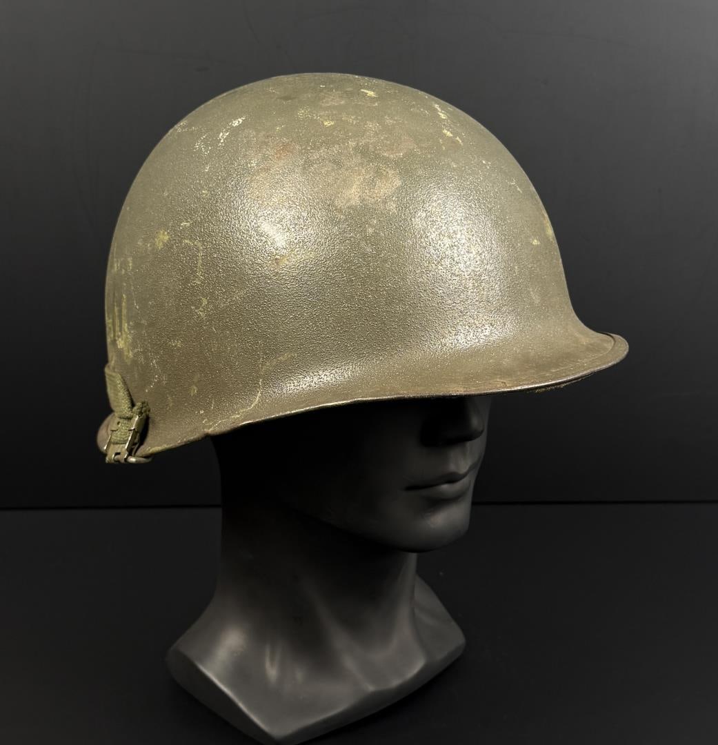 WW2 Rear Seam M1 US Army Helmet (1 of 11)