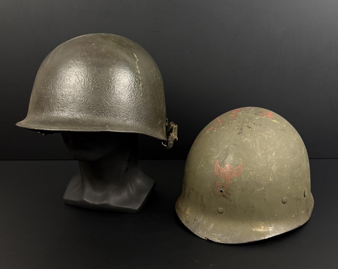 WW2 Rear Seam M1 US Army Helmet (1 of 13)