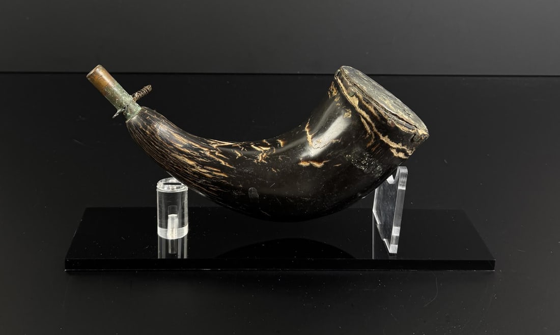 Native American Indian Buffalo Horn Powder Flask (1 of 5)
