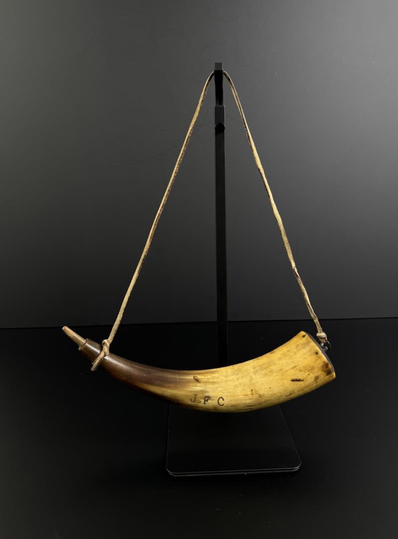 1876 Soquel California Scrimshaw Power Horn (1 of 8)