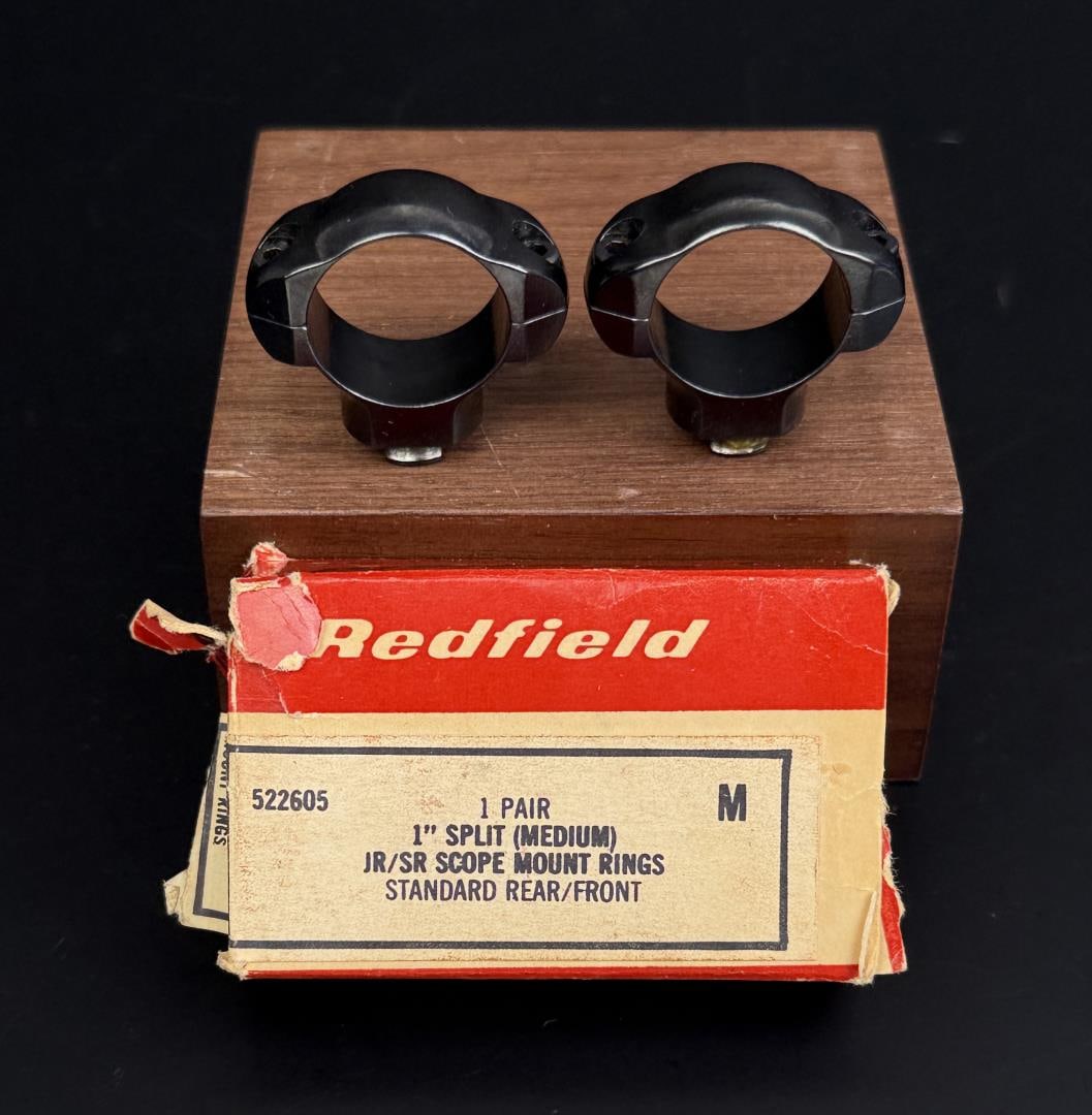 Redfield 522605 JR SR Scope Rings: New in box.