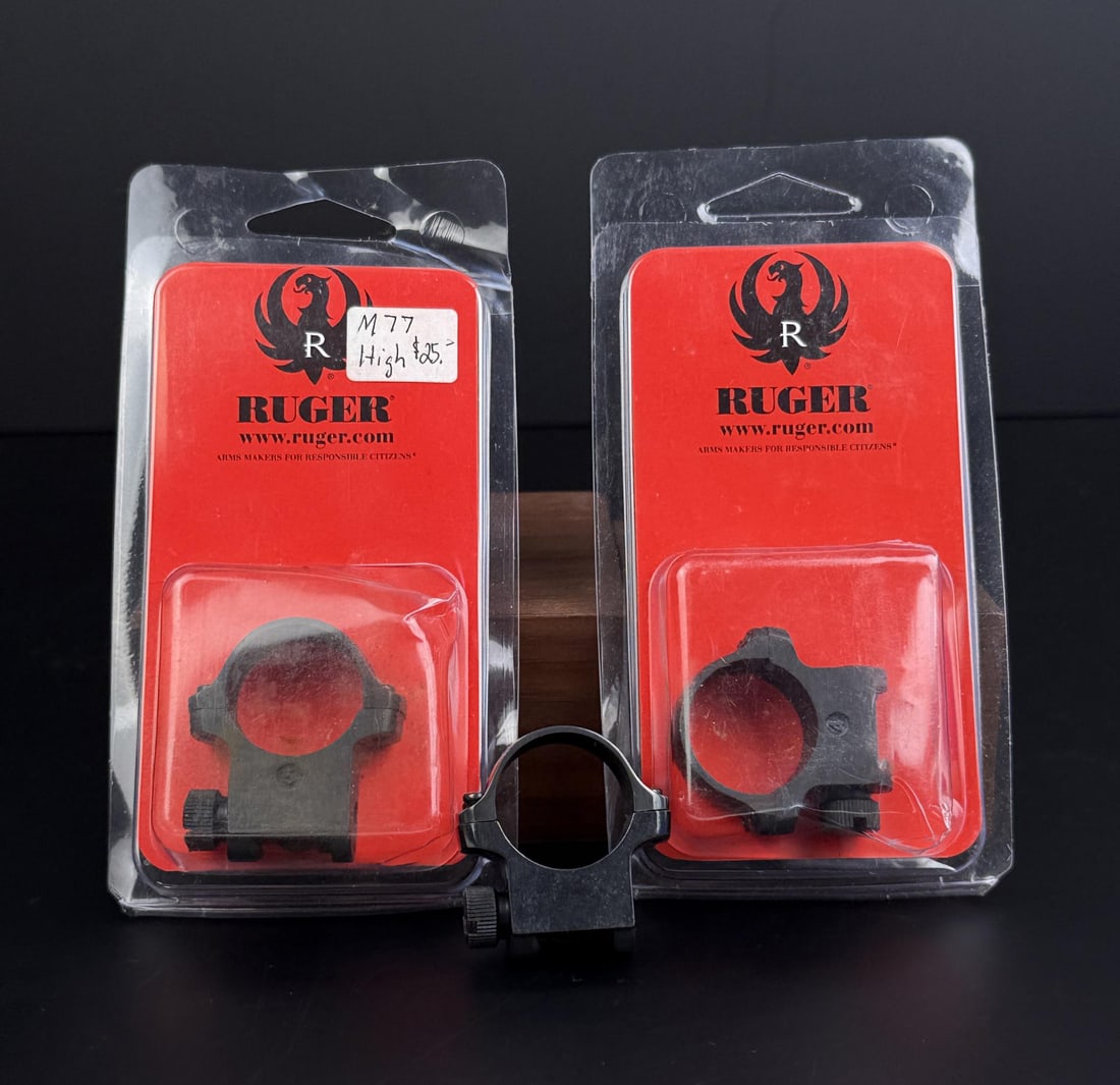 Ruger Rifle Scope Rings: Nice set with one extra