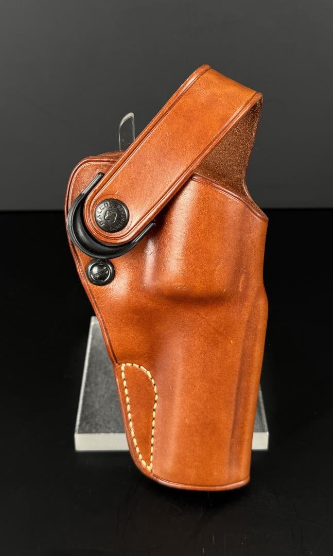 Galco Colt Python Holster: 8" long.