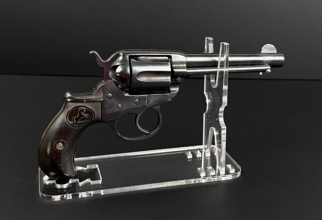 Colt M1877 Model 1877 Thunderer Revolver .41: Made in 1902. 4 1/4" barrel. Requires FFL Transfer. C&R not accepted. Has been reblued.