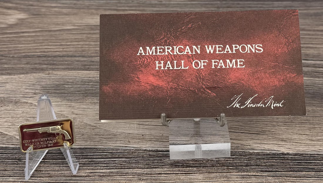 Lincoln Mint 1847 Colt 1oz Sterling Silver Bar (1 of 5)