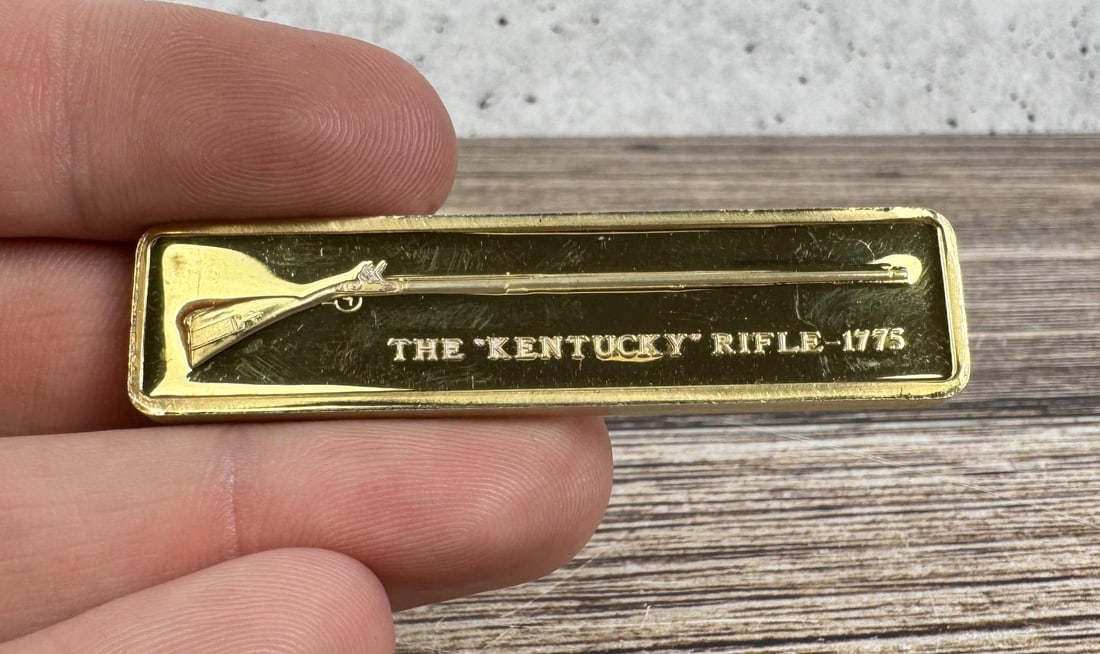 Lincoln Mint Kentucky Rifle 1oz Silver Bar (1 of 4)