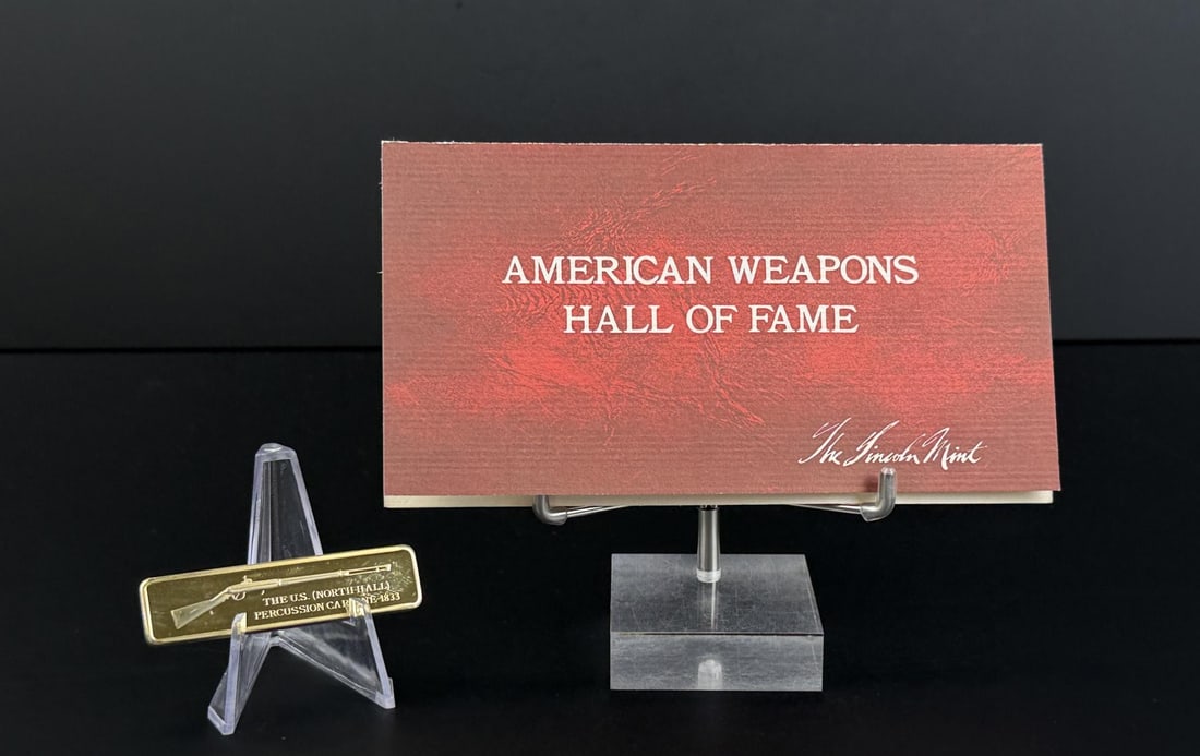 Lincoln Mint 1833 Carbine 1oz Sterling Silver Bar (1 of 6)