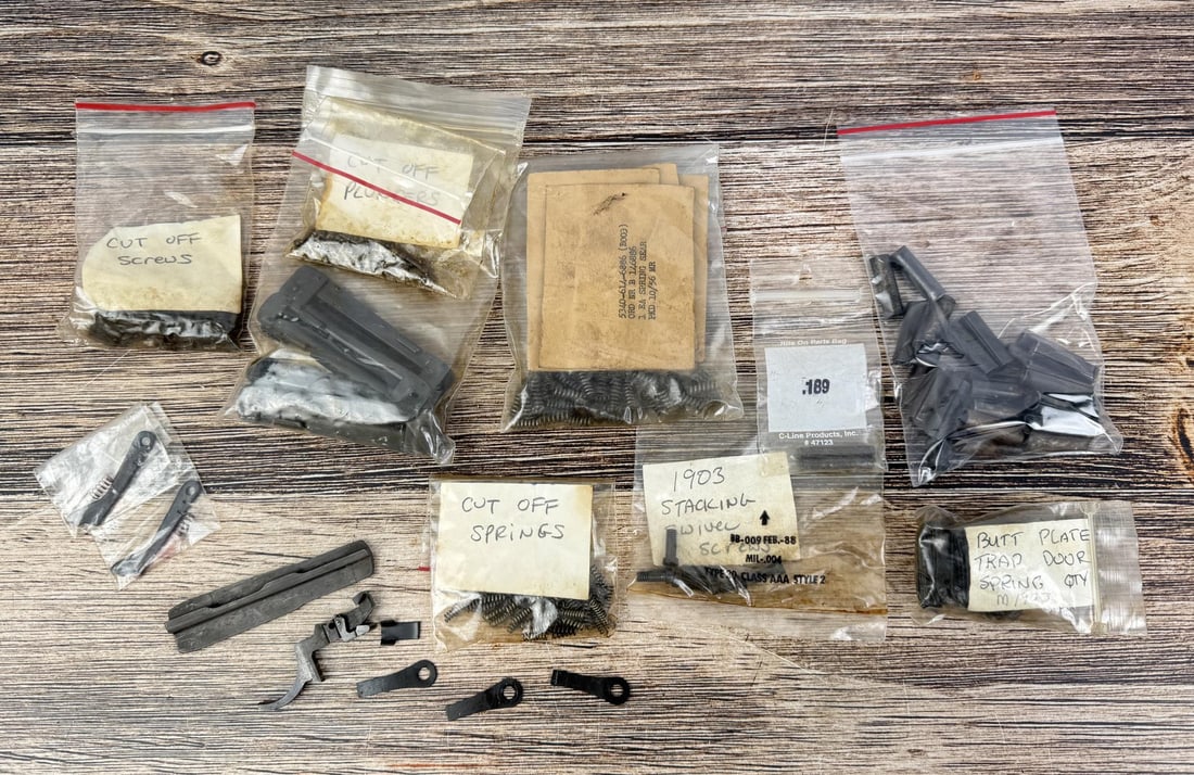 Collection of Springfield 1903a3 Parts: Nice grouping