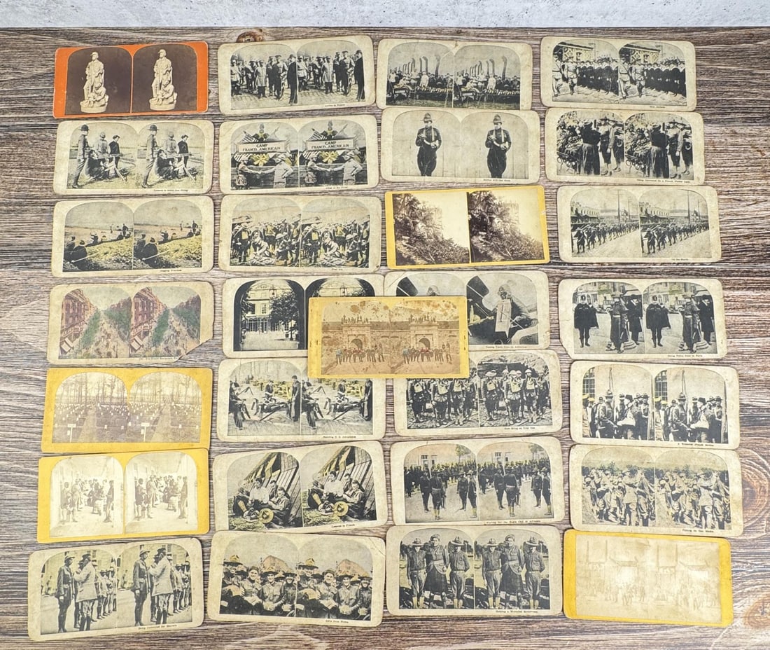 Collection of Civil War WWI Stereoviews: Nice grouping.