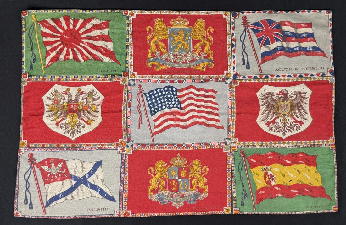 Tobacco Cigar Box Felt Throw (1 of 3)