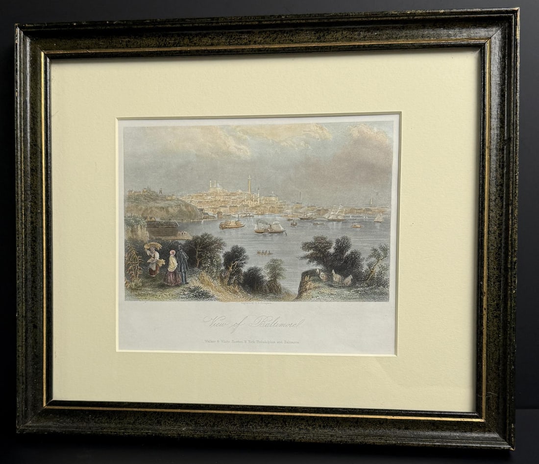 Samuel Fisher View of Baltimore Lithograph (1 of 5)