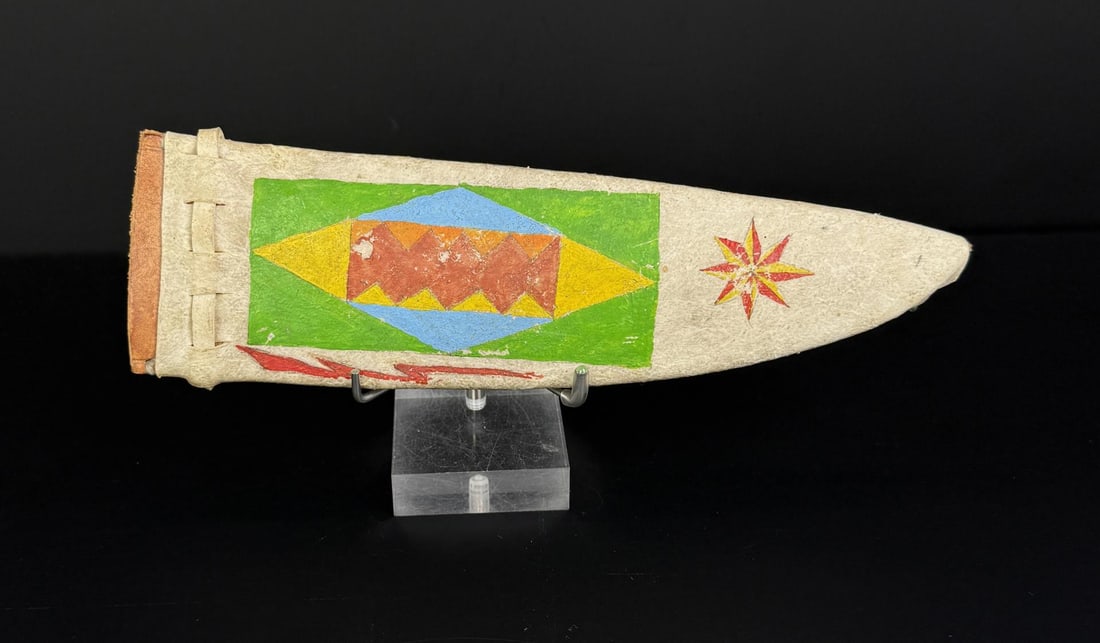 Nez Perce American Indian Parfleche Knife Scabbard (1 of 4)