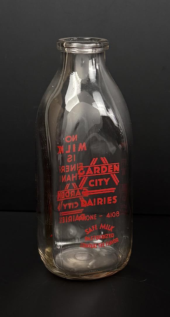 Missoula Montana Garden City Dairy Milk Bottle: Decent example.