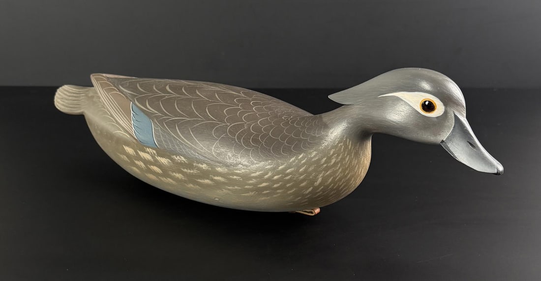 George Strunk Hen Wood Duck Decoy (1 of 6)