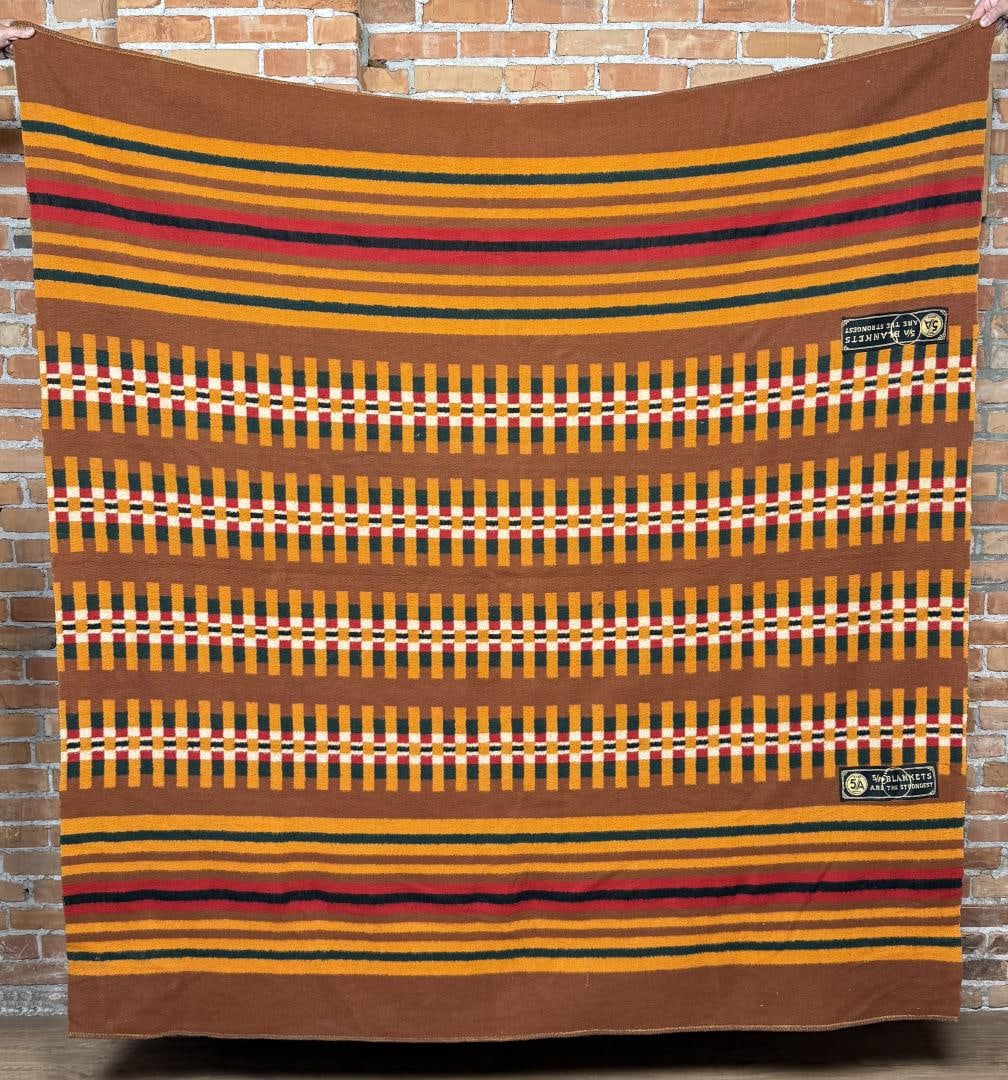 Antique 5/A Baker Wool Horse Blanket (1 of 7)