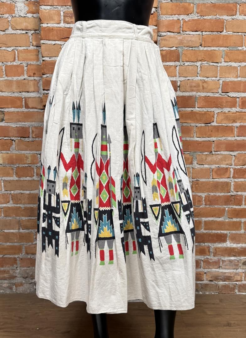 Hopi Indian Yei Dancer Kachina Doll Skirt (1 of 6)