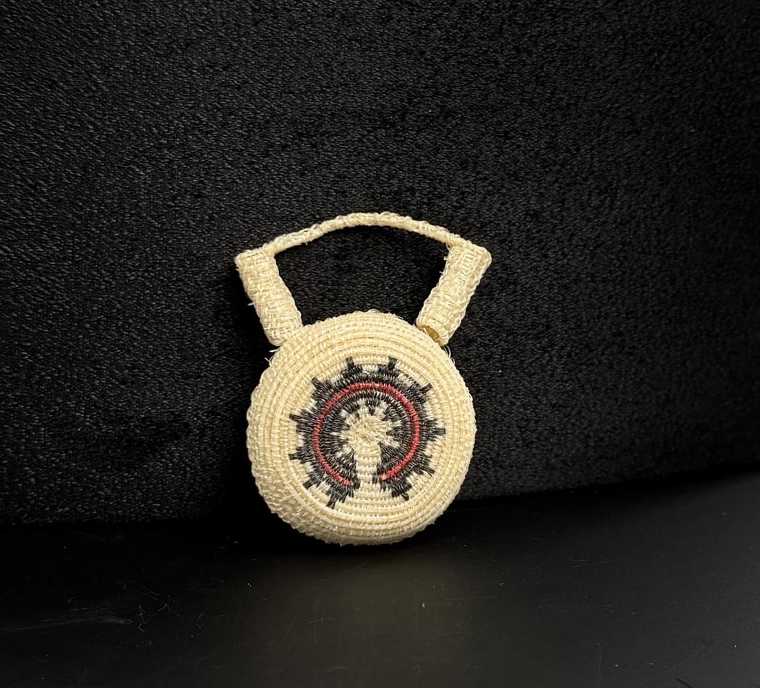 Papago Miniature Horsehair Wedding Vase Basket (1 of 4)