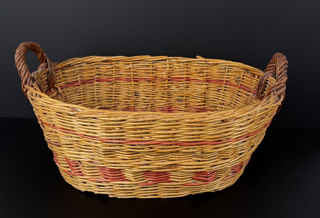 Montana Hutterite Colony Egg Gathering Basket (1 of 5)