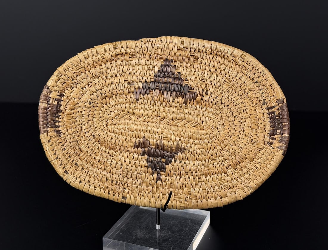 Papago Native American Indian Basket Mat (1 of 4)