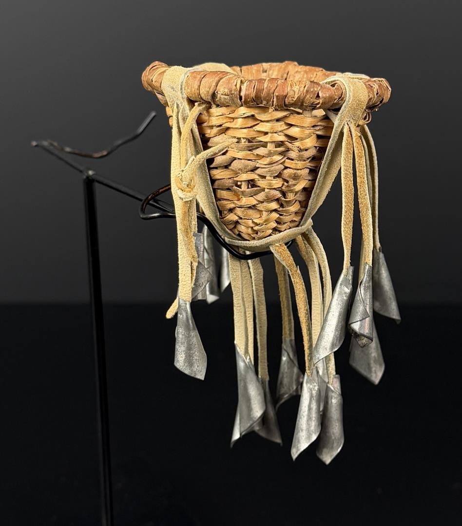 Miniature Apache Indian Burden Basket - 2