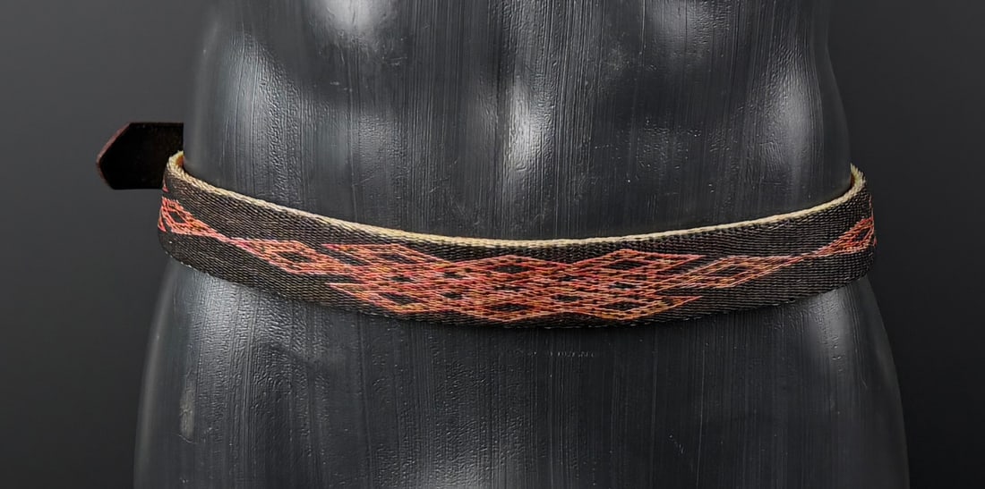 Deer Lodge Prison Montana Horsehair Belt: 43" long tip to tip.