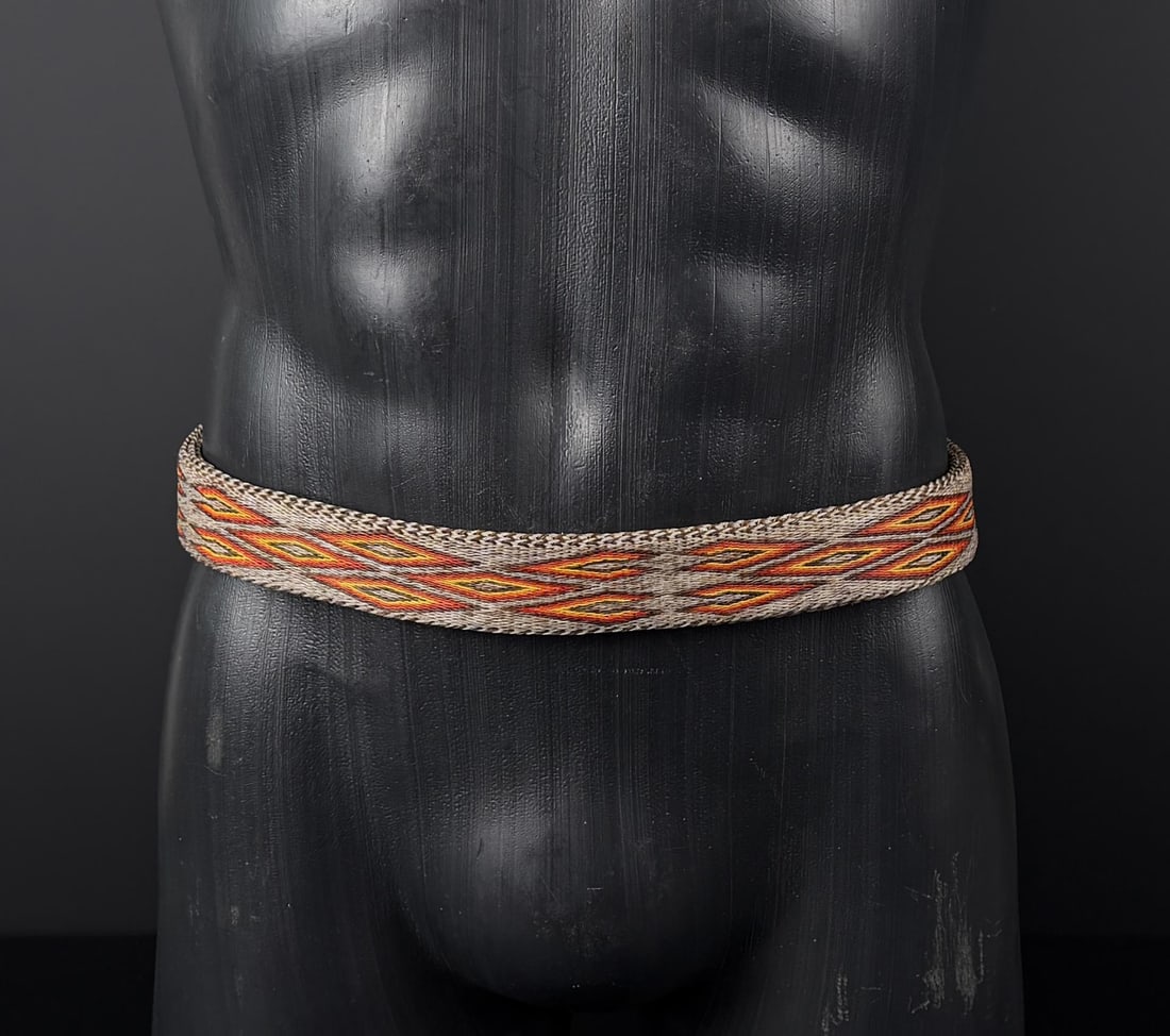 Deer Lodge Prison Montana Horsehair Belt: 39 1/2" tip to tip.