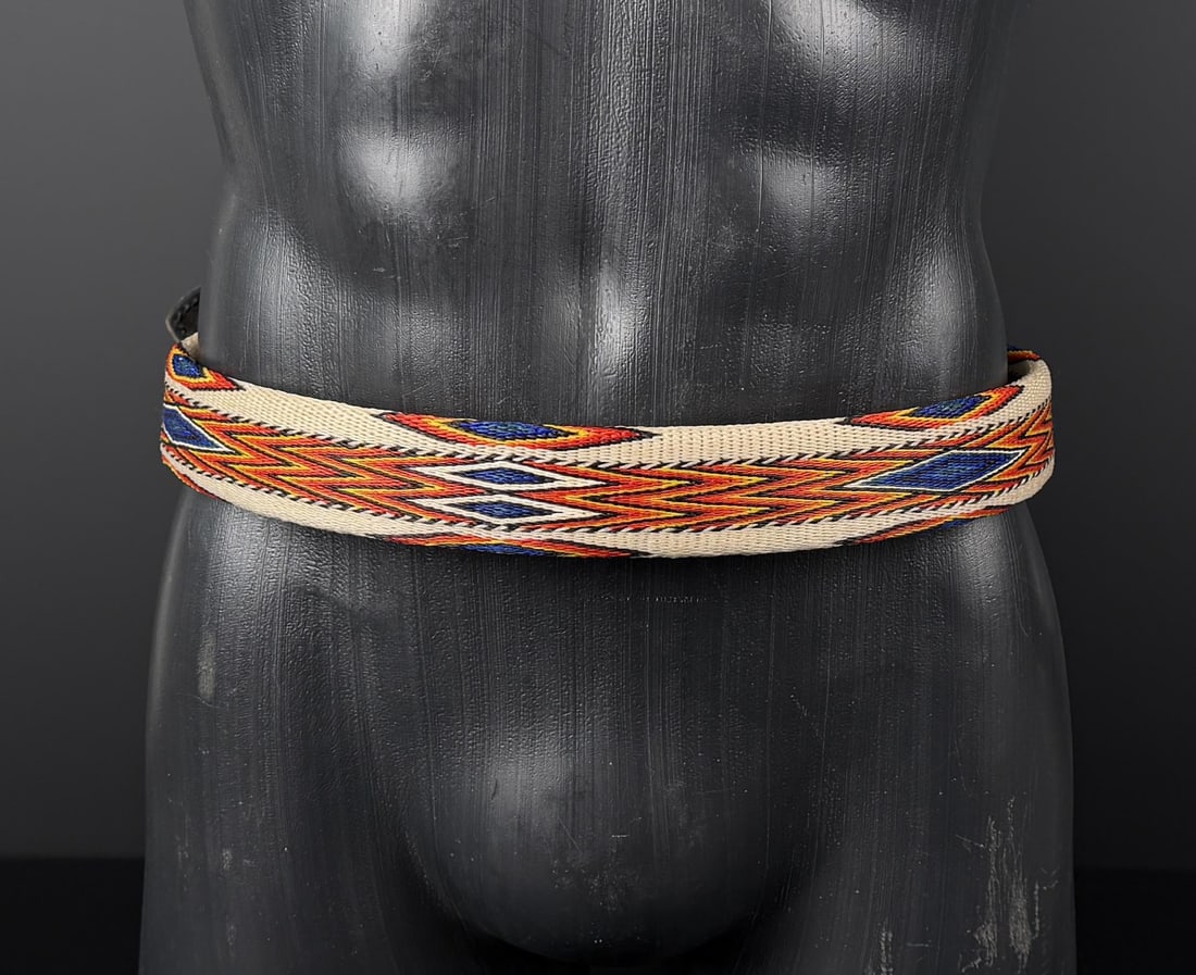 Deer Lodge Prison Montana Horsehair Belt: 43 1/2" long tip to tip.