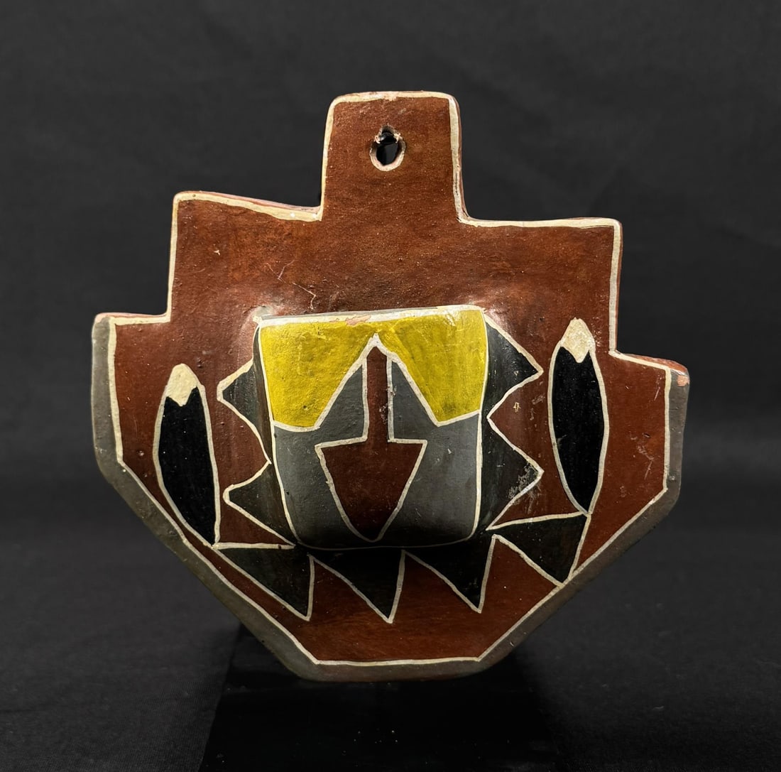 Santa Clara Pueblo Pottery Match Safe (1 of 4)
