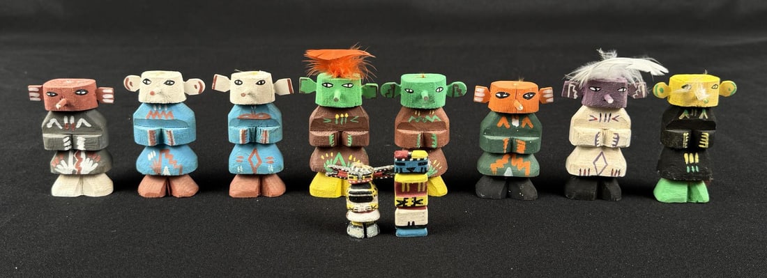 Collection of Route 66 Hopi Kachina Dolls (1 of 9)