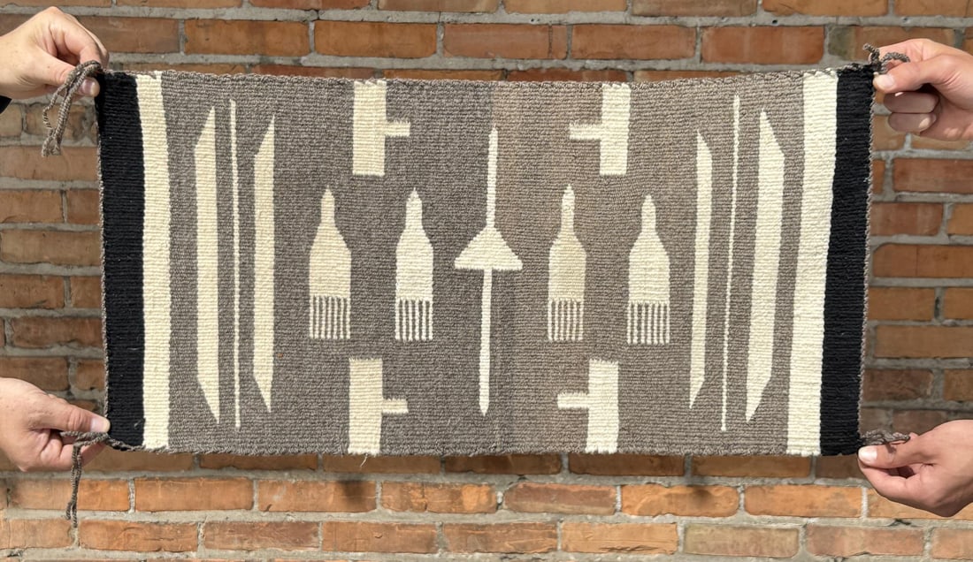 Navajo Indian Pictorial Rug (1 of 3)
