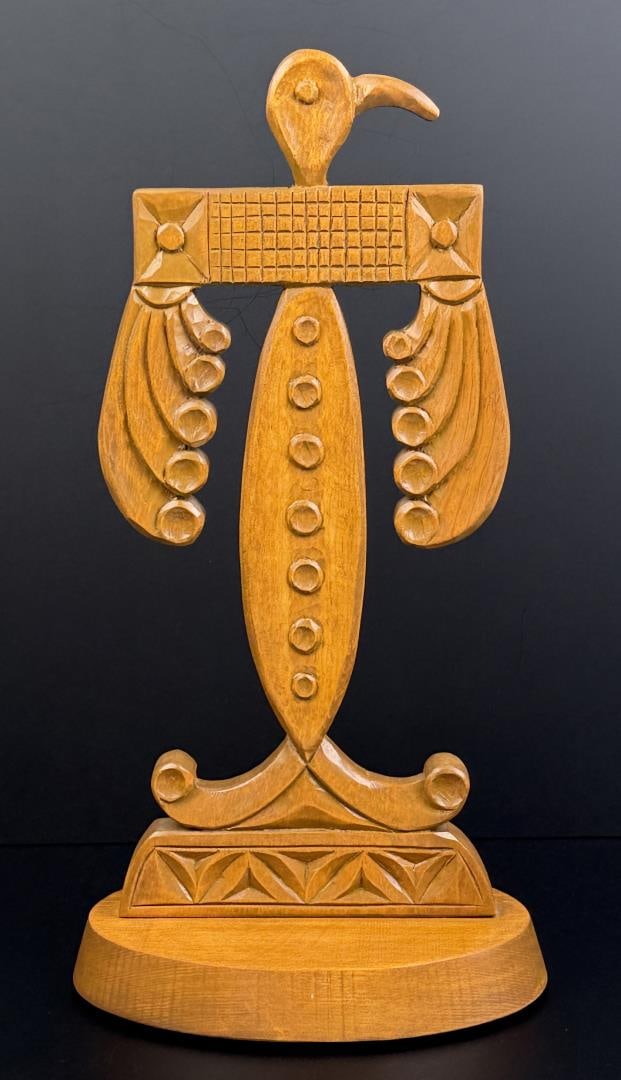 Andrew Garcia Spanish Colonial Carved Thunderbird (1 of 5)