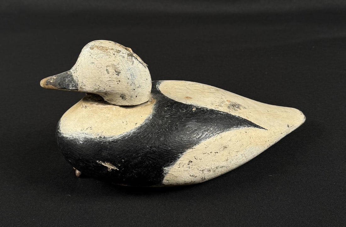Antique Bufflehead Wood Duck Decoy (1 of 6)