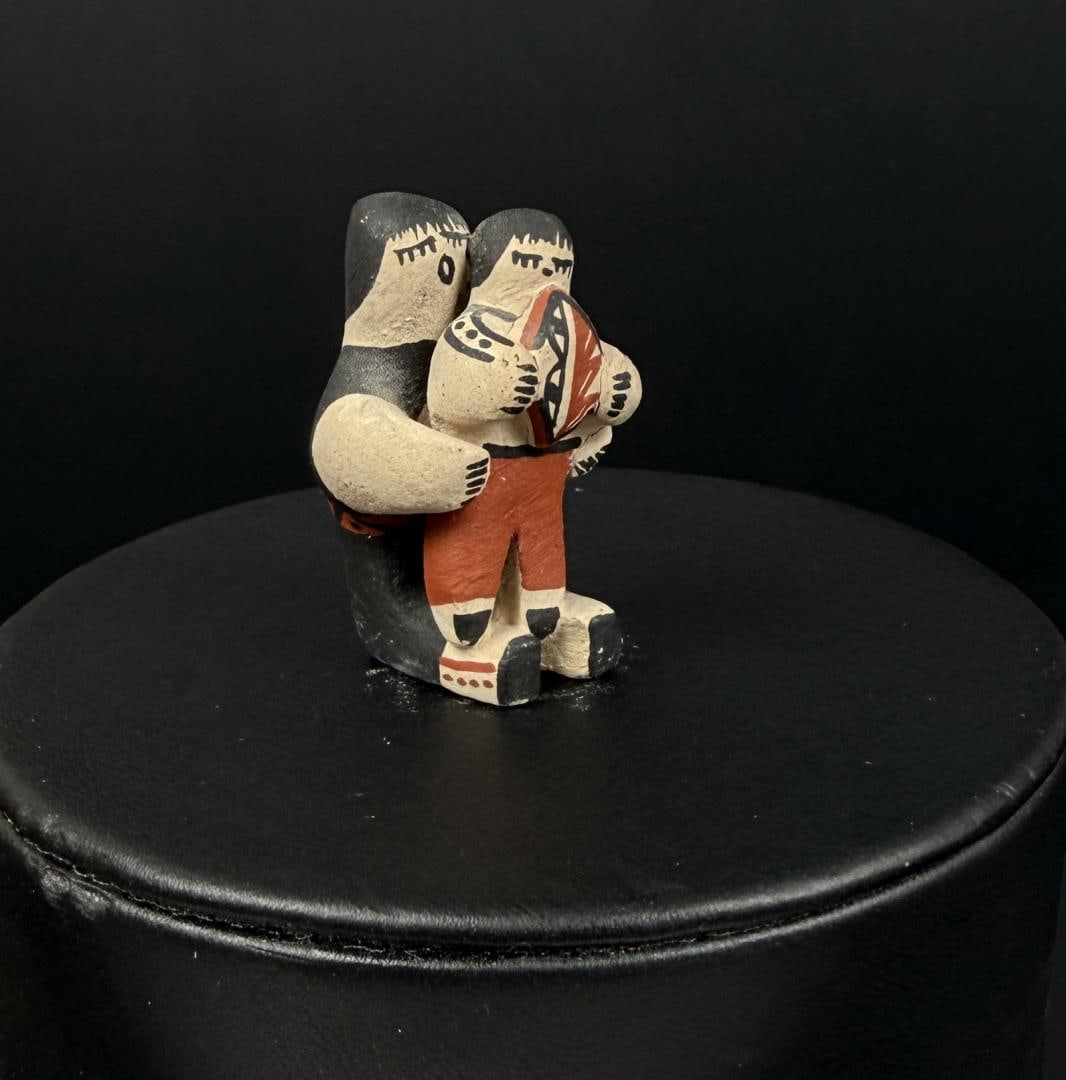 Miniature Jemez Pueblo Pottery Storyteller (1 of 6)