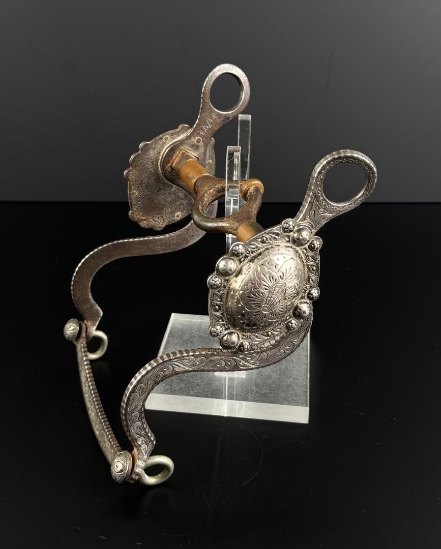 El Gato Silver Overlay San Francisco Horse Bit (1 of 7)