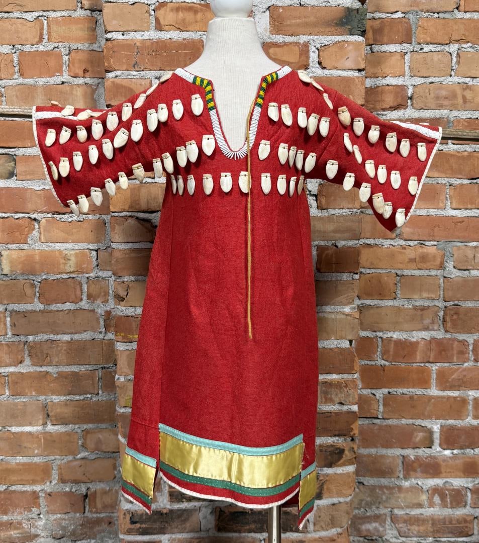 Plains Native American Indian Elk Tooth Dress (1 of 8)