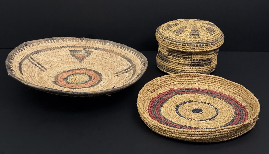 Collection of African and Coastal Baskets (1 of 6)