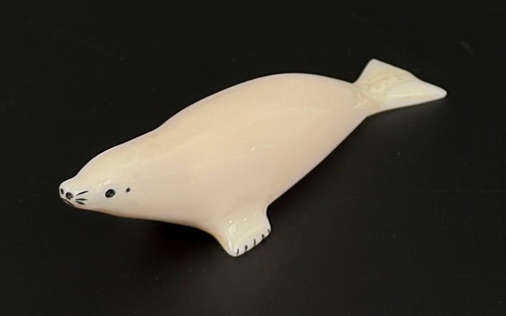 Chester Seveck Alaskan Inuit Eskimo Ivory Seal (1 of 4)