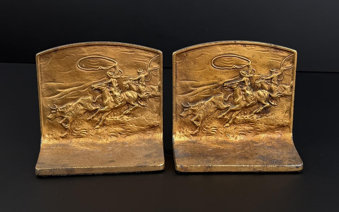 BF&M Cast Iron Cowboy Bookends (1 of 6)