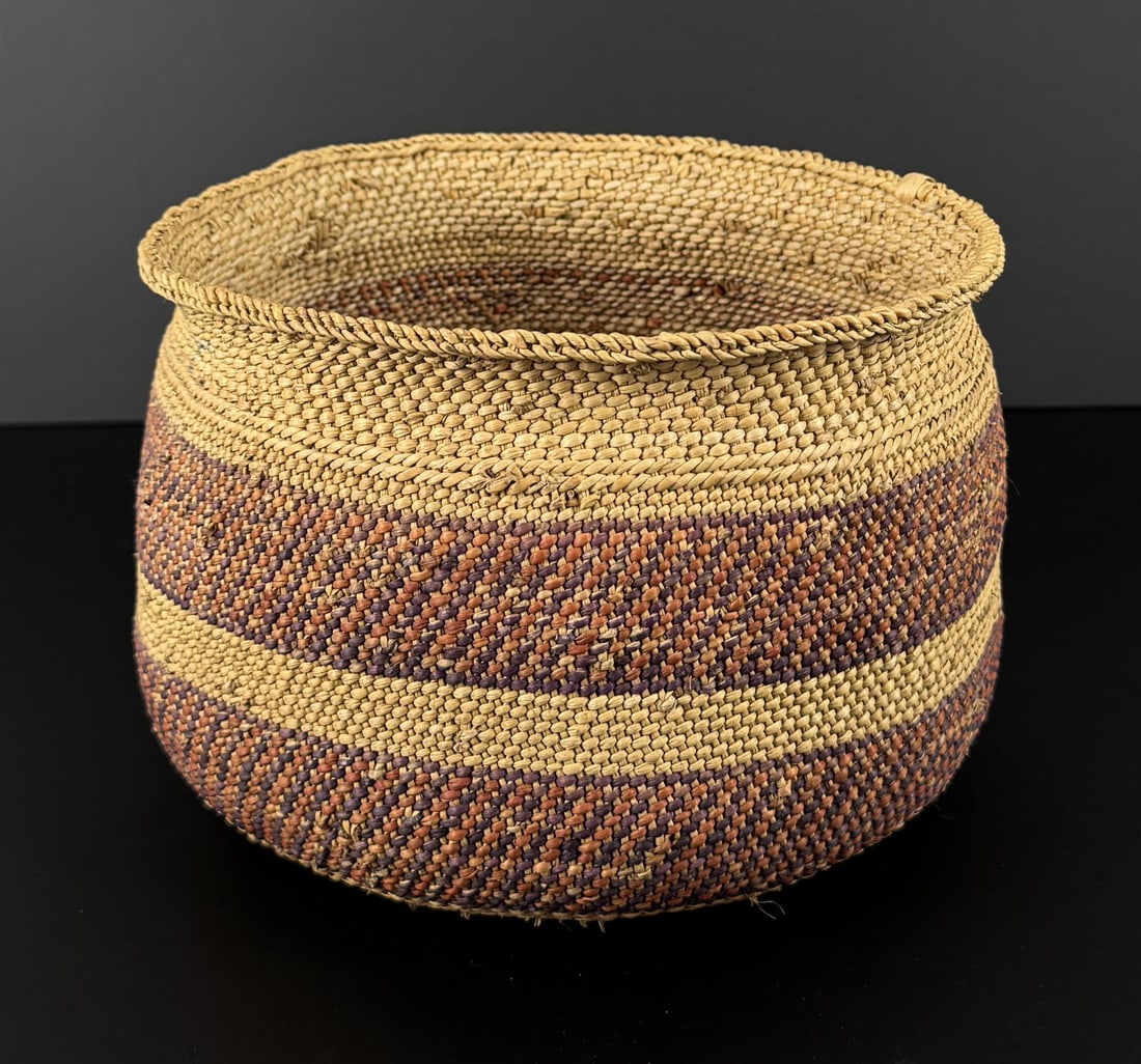 Quinault Native American Indian Basket (1 of 7)