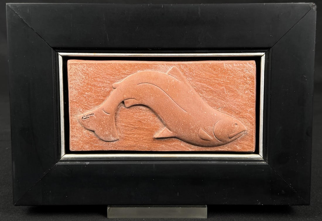 Tim Cherry Salmon Terracotta Tile (1 of 4)