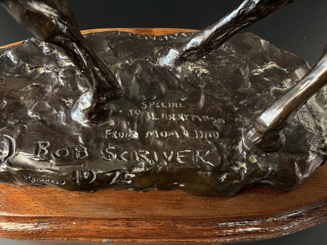 Bob Scriver Mounted Trapper Bronze - 7