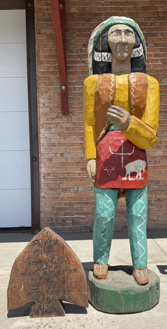 Harvey West Collection Wood Cigar Store Indian (1 of 17)