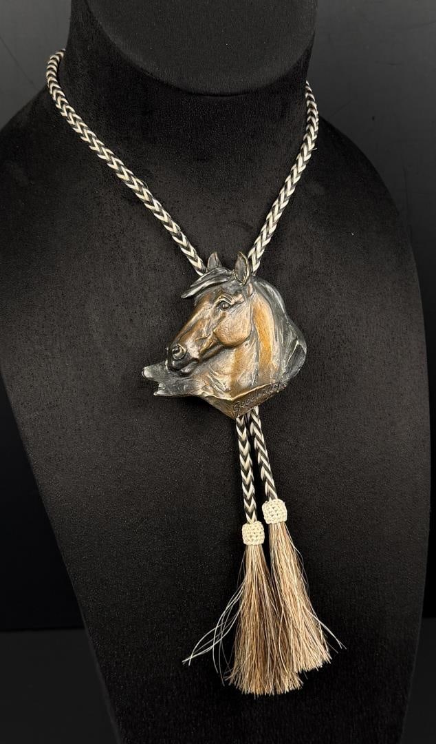 Veryl Goodnight Prix de West Horse Bolo Tie (1 of 5)
