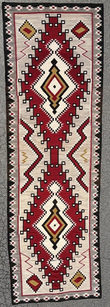 1930s Navajo Indian Lodge Size Ganado Rug (1 of 17)