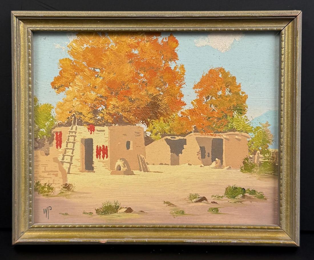 Willard Page Adobe Village Painting (1 of 6)