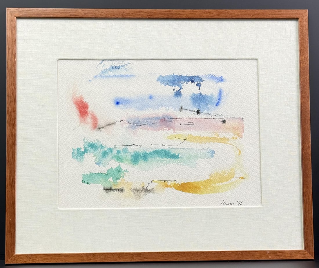 Ilaine Ilson Abstract Watercolor Painting (1 of 5)